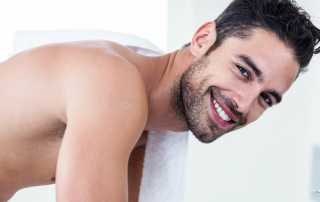 Cuidados de la piel masculina con barba